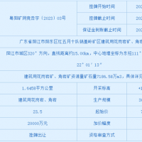 超7億起拍！廣東陽(yáng)江儲量近7200萬(wàn)方砂石礦即將出讓 需額外支付近9億元
